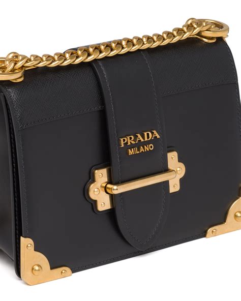 prada cahier bag black|prada cahier shoulder bag black.